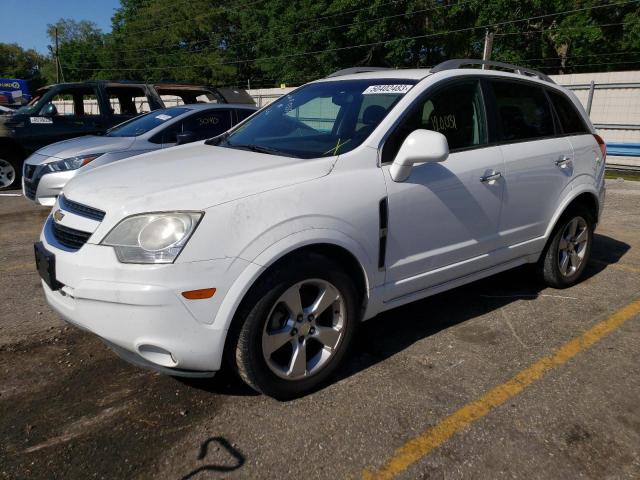 3GNAL3EK5ES635696 - 2014 CHEVROLET CAPTIVA LT WHITE photo 1