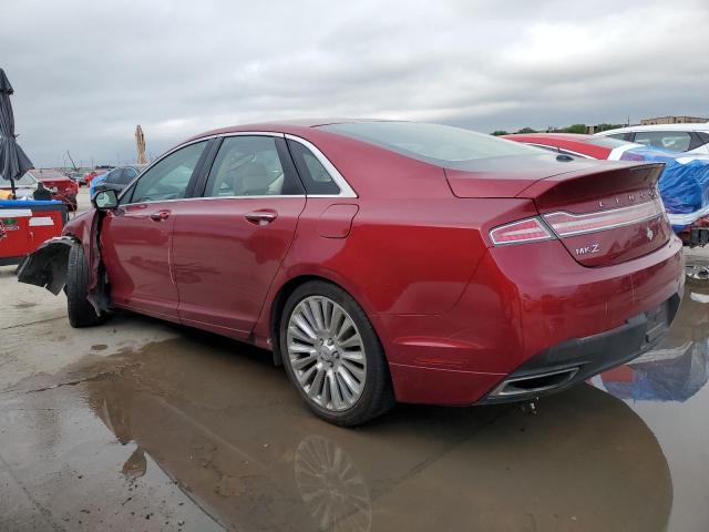 3LN6L2GK0DR805549 - 2013 LINCOLN MKZ RED photo 2