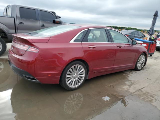 3LN6L2GK0DR805549 - 2013 LINCOLN MKZ RED photo 3