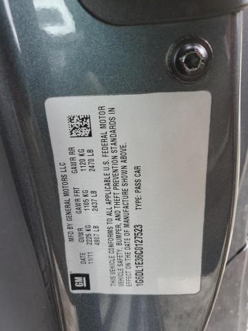 1G6DL1E36C0127523 - 2012 CADILLAC CTS PERFORMANCE COLLECTION CHARCOAL photo 12