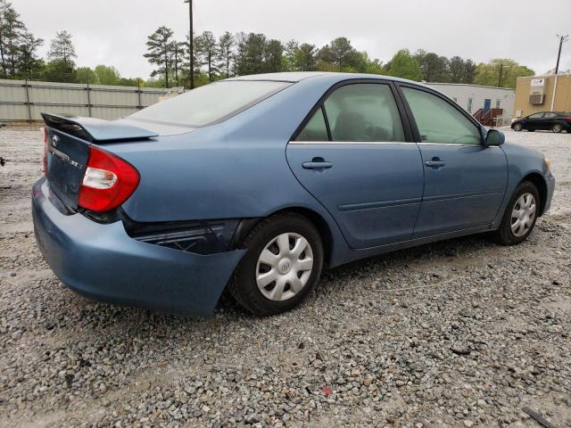 4T1BE32K02U605816 - 2002 TOYOTA CAMRY LE BLUE photo 3