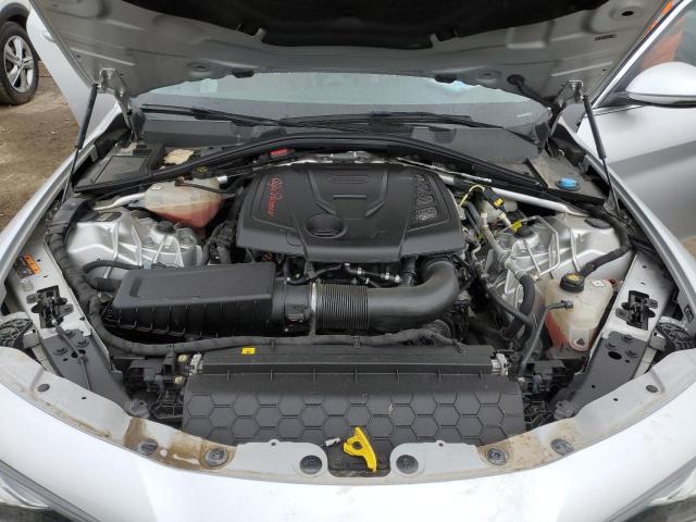 ZARFAEDN0H7532741 - 2017 ALFA ROMEO GIULIA Q4 SILVER photo 11