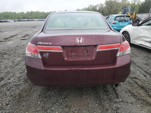 1HGCP2F46CA043787 - 2012 HONDA ACCORD LXP BURGUNDY photo 6