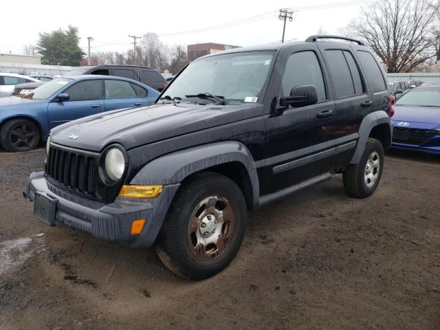 1J4GL48K77W640775 - 2007 JEEP LIBERTY SPORT GRAY photo 1