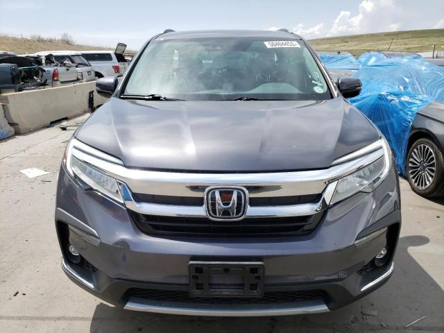 5FNYF6H0XMB080634 - 2021 HONDA PILOT ELITE GRAY photo 5