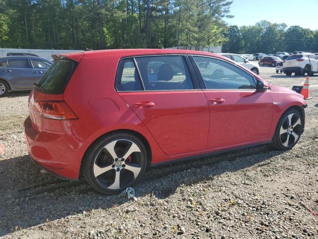 3VW5T7AU9FM078173 - 2015 VOLKSWAGEN GTI RED photo 3