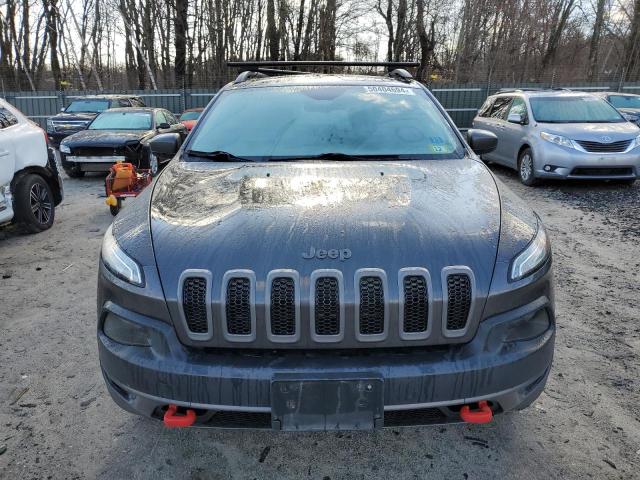 1C4PJMBS4EW294962 - 2014 JEEP CHEROKEE TRAILHAWK GRAY photo 5