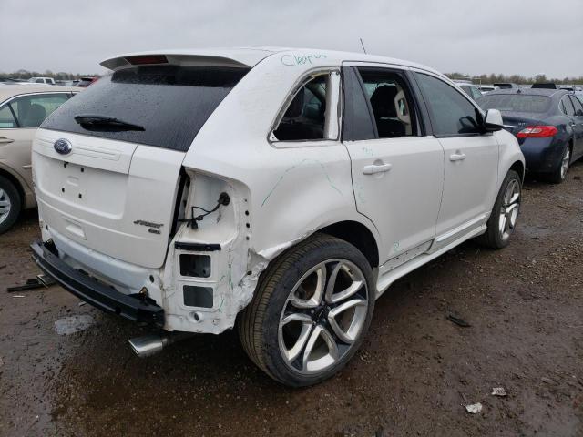 2FMDK4AK0BBA79556 - 2011 FORD EDGE SPORT WHITE photo 3