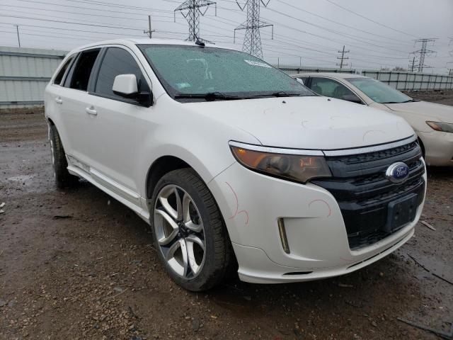 2FMDK4AK0BBA79556 - 2011 FORD EDGE SPORT WHITE photo 4