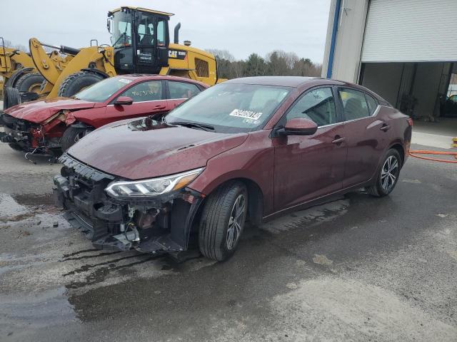 3N1AB8CV8NY292193 - 2022 NISSAN SENTRA SV RED photo 1