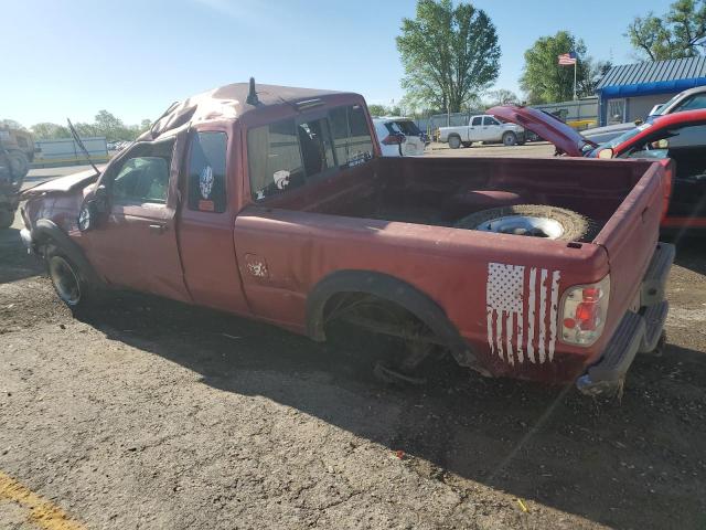 1FTZR15X0XPB11044 - 1999 FORD RANGER SUPER CAB RED photo 2