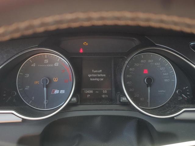 WAUVGAFRXDA032318 - 2013 AUDI S5 PRESTIGE ORANGE photo 9
