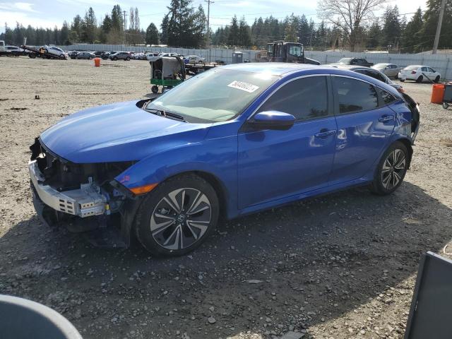 JHMFC1F75JX042473 - 2018 HONDA CIVIC EXL BLUE photo 1
