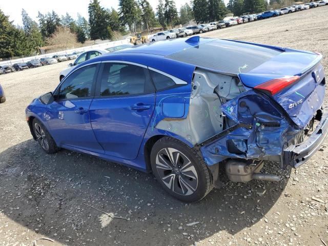 JHMFC1F75JX042473 - 2018 HONDA CIVIC EXL BLUE photo 2