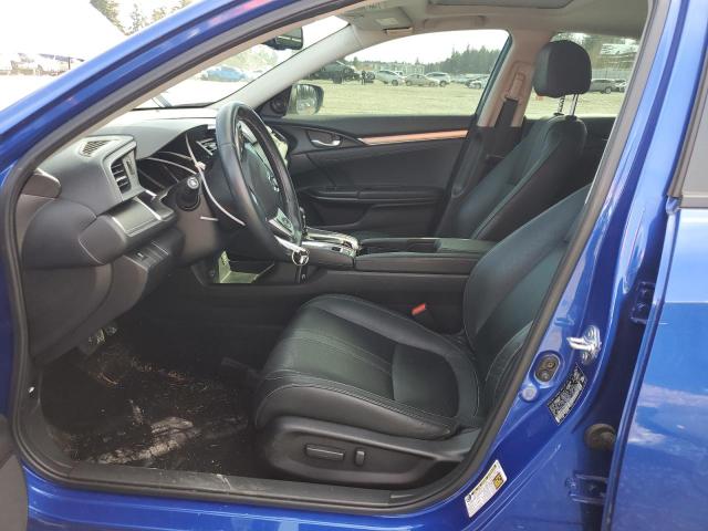 JHMFC1F75JX042473 - 2018 HONDA CIVIC EXL BLUE photo 7
