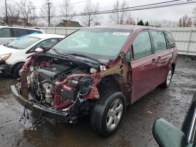 5TDZK3DC8ES448269 - 2014 TOYOTA SIENNA BURGUNDY photo 1