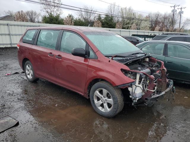 5TDZK3DC8ES448269 - 2014 TOYOTA SIENNA BURGUNDY photo 4