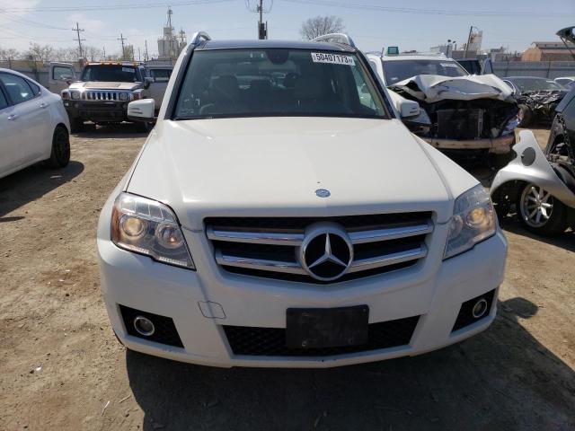 WDCGG8HB2AF431883 - 2010 MERCEDES-BENZ GLK 350 4MATIC WHITE photo 5