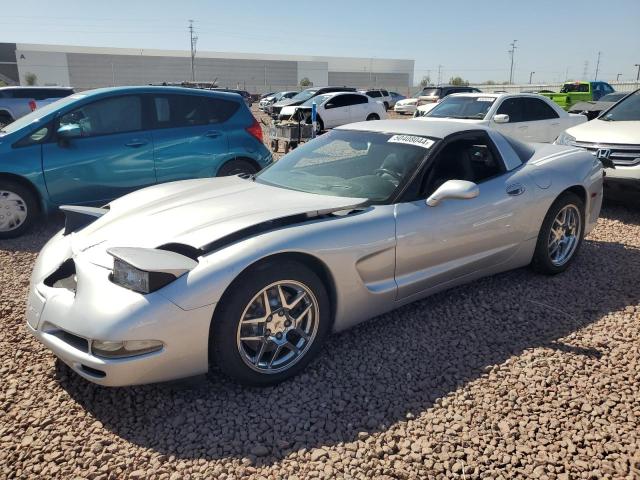 1G1YY22G825108527 - 2002 CHEVROLET CORVETTE SILVER photo 1