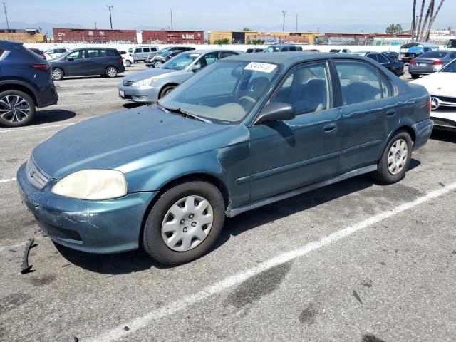 2HGEJ6616YH566971 - 2000 HONDA CIVIC BASE GREEN photo 1