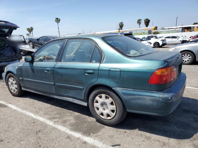 2HGEJ6616YH566971 - 2000 HONDA CIVIC BASE GREEN photo 2