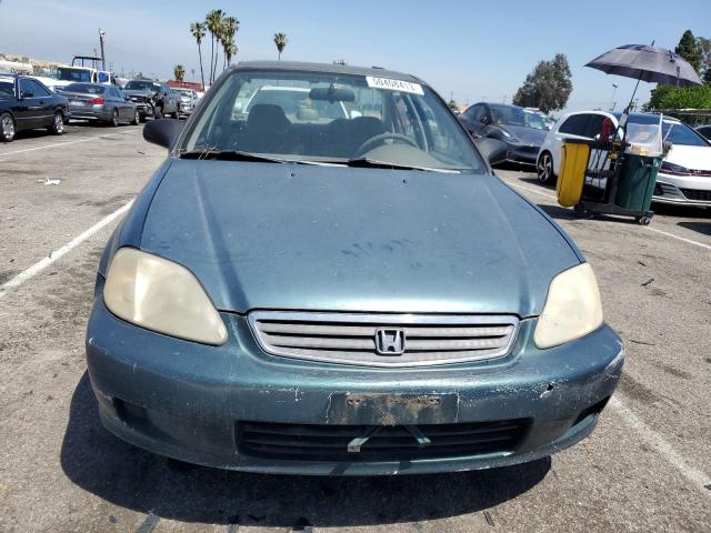 2HGEJ6616YH566971 - 2000 HONDA CIVIC BASE GREEN photo 5