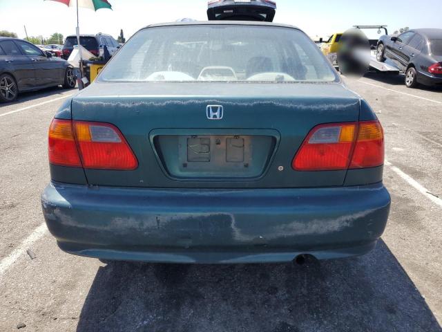 2HGEJ6616YH566971 - 2000 HONDA CIVIC BASE GREEN photo 6