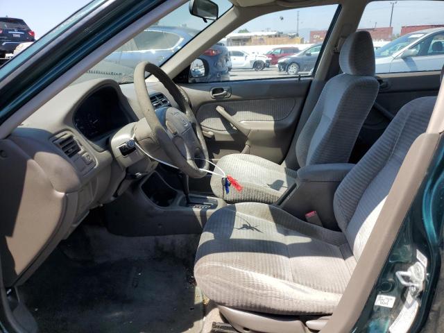 2HGEJ6616YH566971 - 2000 HONDA CIVIC BASE GREEN photo 7