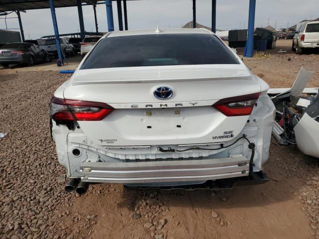 4T1G31AKXRU075592 - 2024 TOYOTA CAMRY SE NIGHT SHADE WHITE photo 6