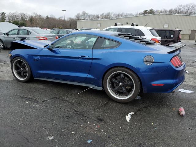 1FA6P8CF6H5246513 - 2017 FORD MUSTANG GT BLUE photo 2