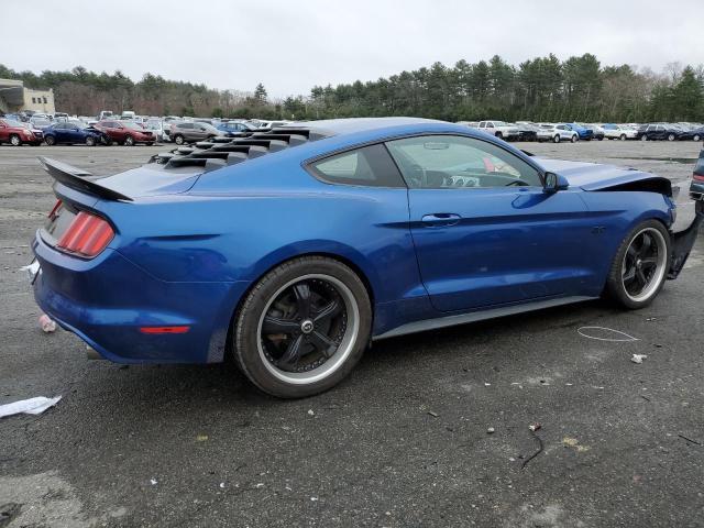 1FA6P8CF6H5246513 - 2017 FORD MUSTANG GT BLUE photo 3