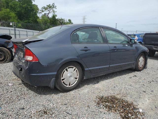 JHMFA3F21AS002359 - 2010 HONDA CIVIC HYBRID GRAY photo 3