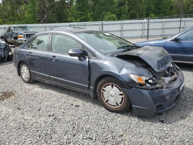 JHMFA3F21AS002359 - 2010 HONDA CIVIC HYBRID GRAY photo 4