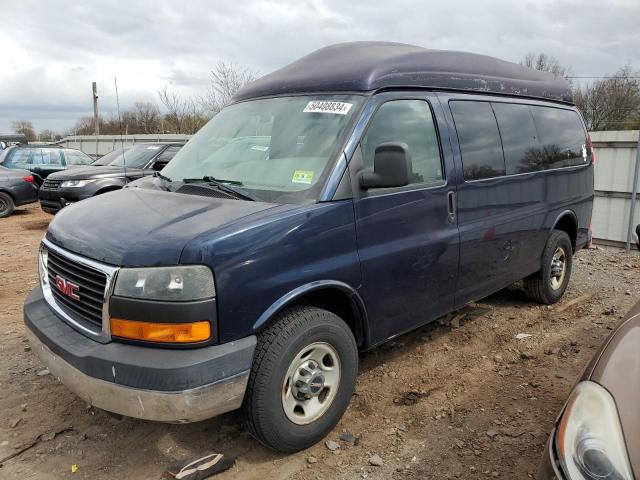 1GKGG25K581120032 - 2008 GMC SAVANA G2500 BLUE photo 1