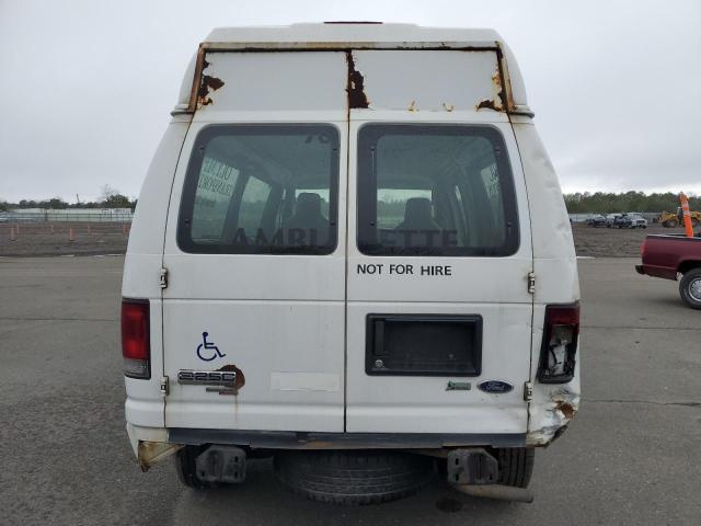 1FTNE2EW2DDA22368 - 2013 FORD ECONOLINE E250 VAN WHITE photo 6