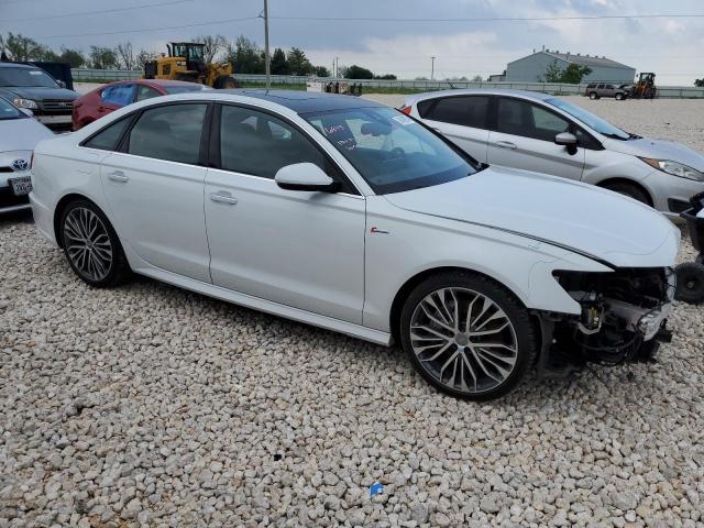 WAUHGAFC1GN110801 - 2016 AUDI A6 PRESTIGE WHITE photo 4
