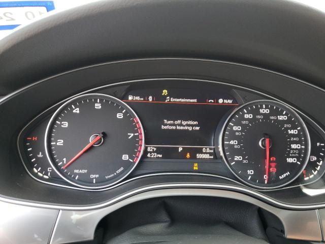 WAUHGAFC1GN110801 - 2016 AUDI A6 PRESTIGE WHITE photo 9