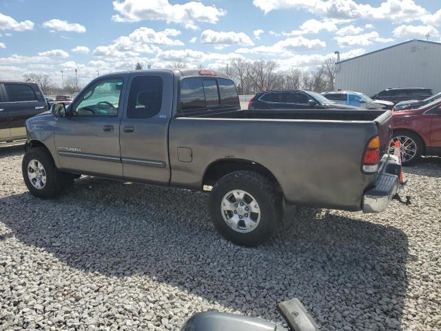 5TBRN34163S387614 - 2003 TOYOTA TUNDRA ACCESS CAB SR5 GRAY photo 2