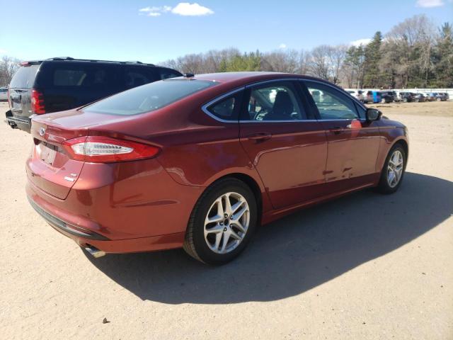 3FA6P0HD2ER314050 - 2014 FORD FUSION SE RED photo 3