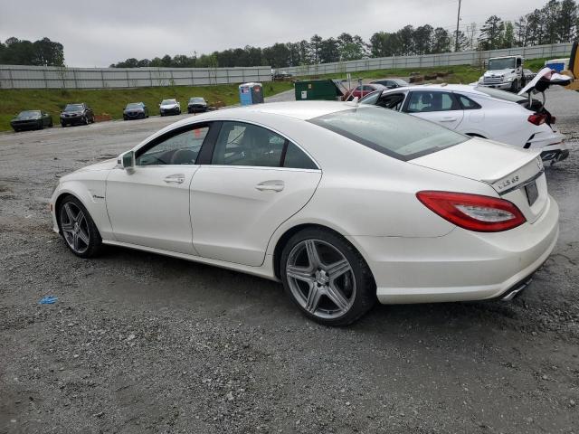 WDDLJ7EB8DA069683 - 2013 MERCEDES-BENZ CLS 63 AMG WHITE photo 2