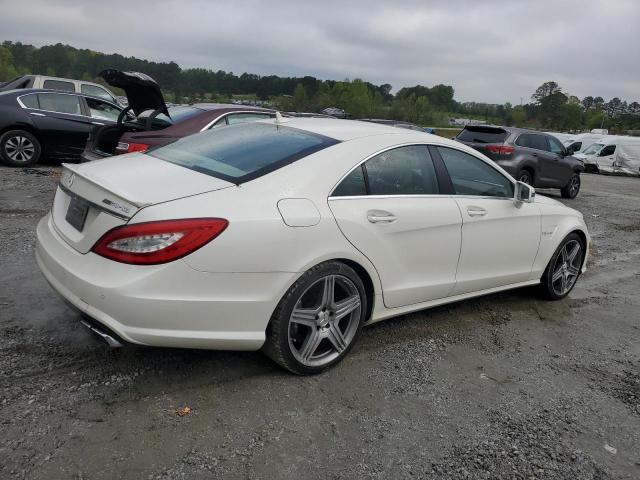 WDDLJ7EB8DA069683 - 2013 MERCEDES-BENZ CLS 63 AMG WHITE photo 3