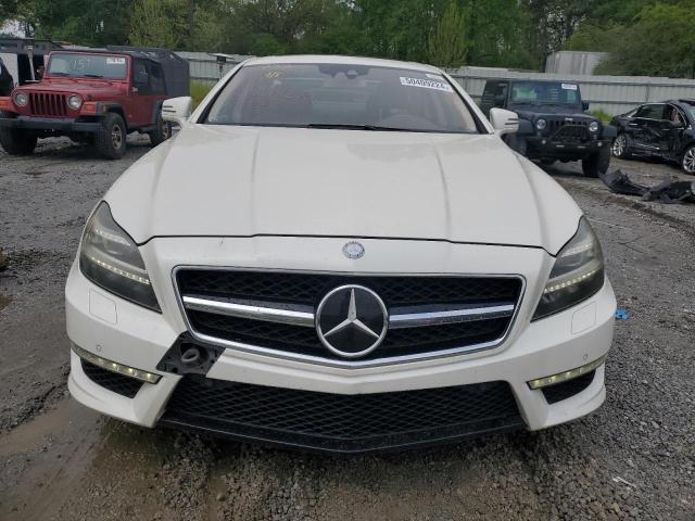 WDDLJ7EB8DA069683 - 2013 MERCEDES-BENZ CLS 63 AMG WHITE photo 5