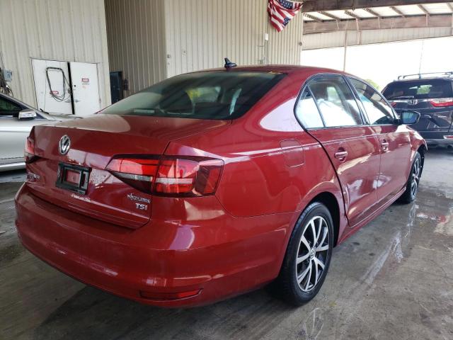 3VWD67AJ8GM391855 - 2016 VOLKSWAGEN JETTA SE RED photo 3