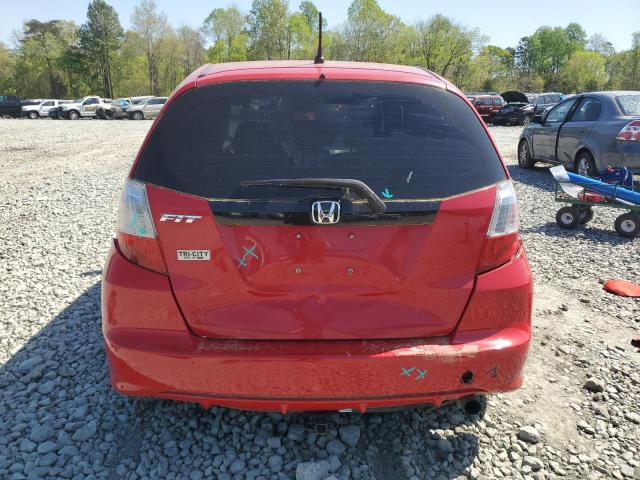 JHMGE8G30DC011548 - 2013 HONDA FIT RED photo 6