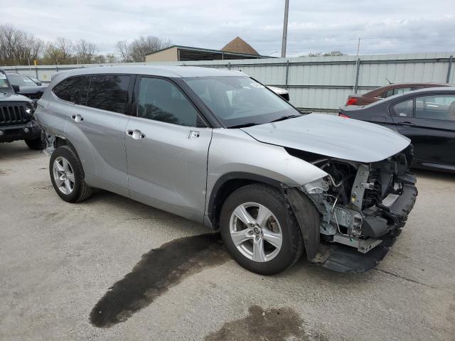 5TDZZRAH8MS530466 - 2021 TOYOTA HIGHLANDER L SILVER photo 4