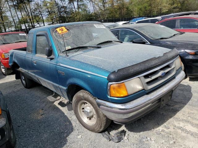 1FTCR14A3TTA51975 - 1996 FORD RANGER SUPER CAB GREEN photo 4