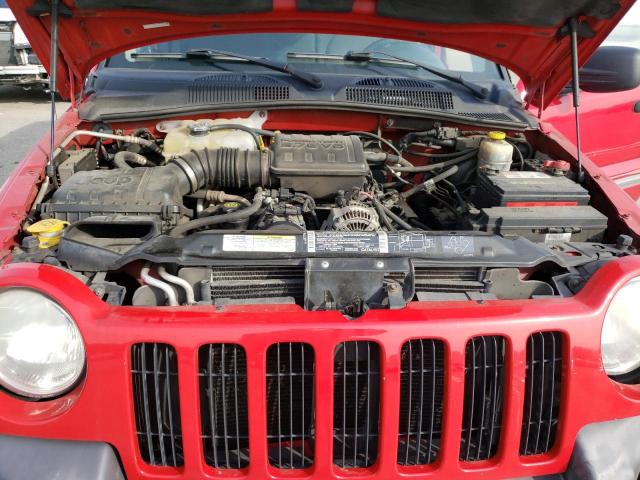 1J4GK48K72W365260 - 2002 JEEP LIBERTY SPORT RED photo 11