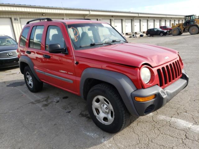 1J4GK48K72W365260 - 2002 JEEP LIBERTY SPORT RED photo 4