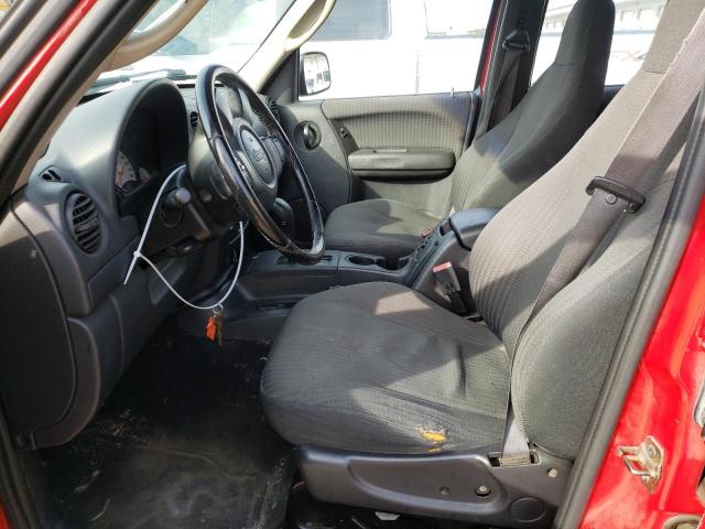 1J4GK48K72W365260 - 2002 JEEP LIBERTY SPORT RED photo 7