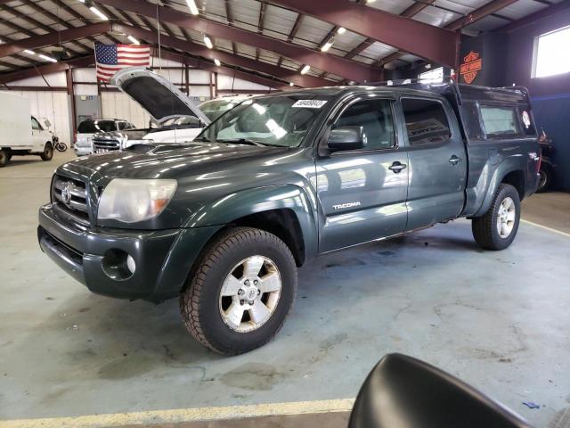 3TMMU4FN7AM019904 - 2010 TOYOTA TACOMA DOUBLE CAB LONG BED GREEN photo 1